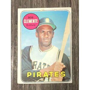 1969 Topps Pittsburgh Pirates Roberto Clemente Baseball Card #50